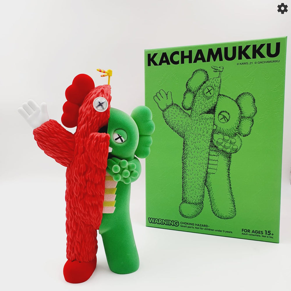 ★新品MEDICOMTOY KAWS KACHAMUKKU ORIGINAL KAWS - Kachamukku Red/Green, 2022 – Lakoi
