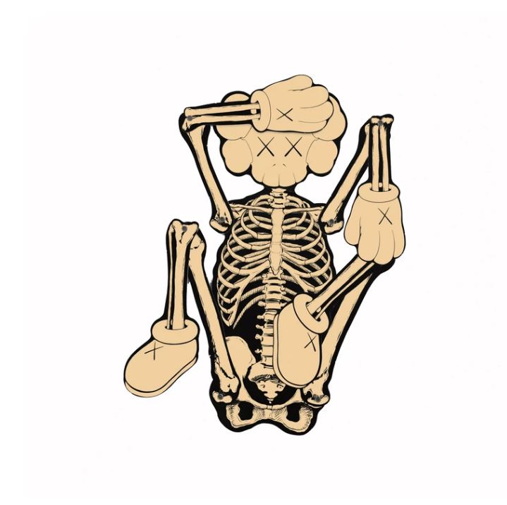KAWS - Skeleton (Bone) – Lakoi