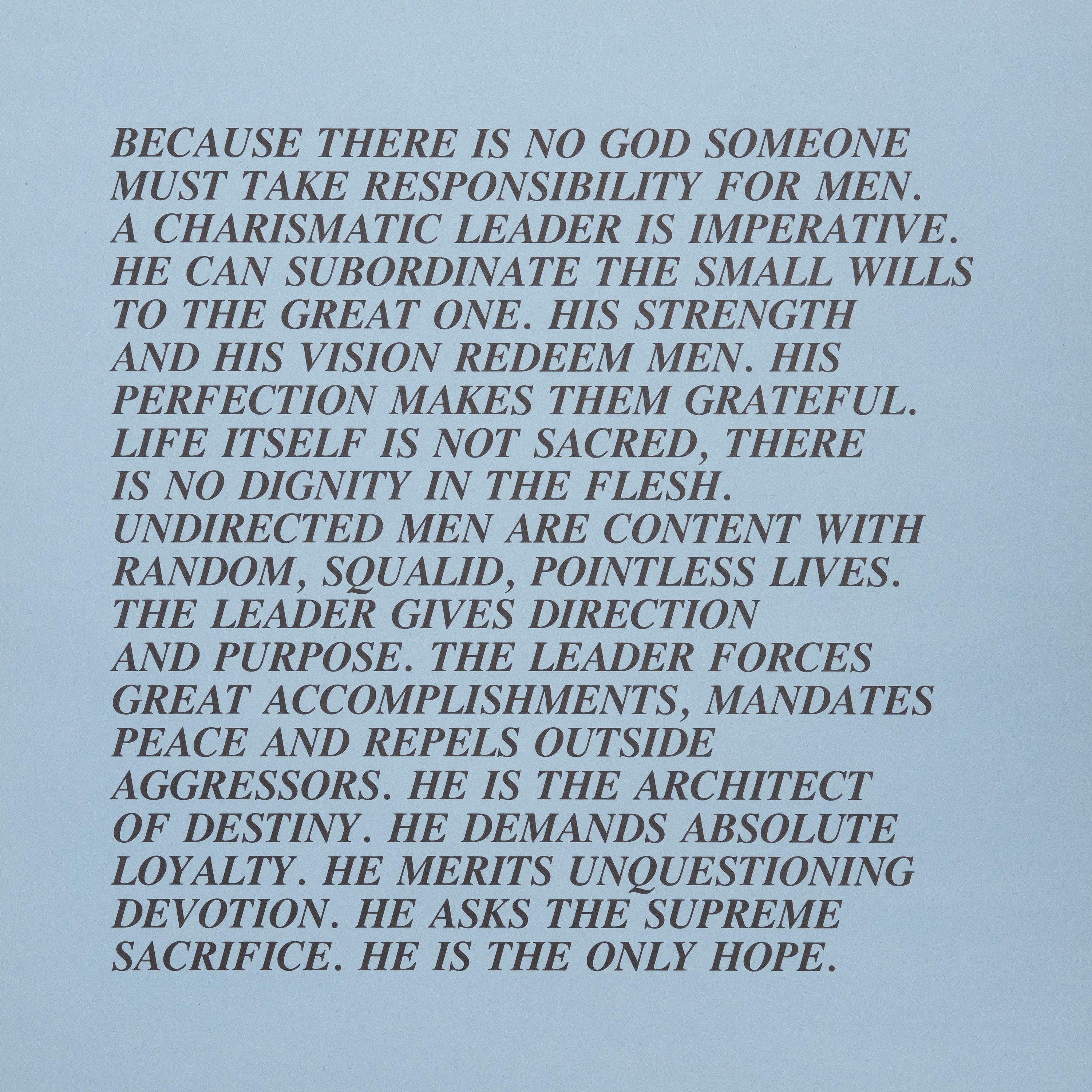 Jenny Holzer - Inflammatory Essays 1979-1982