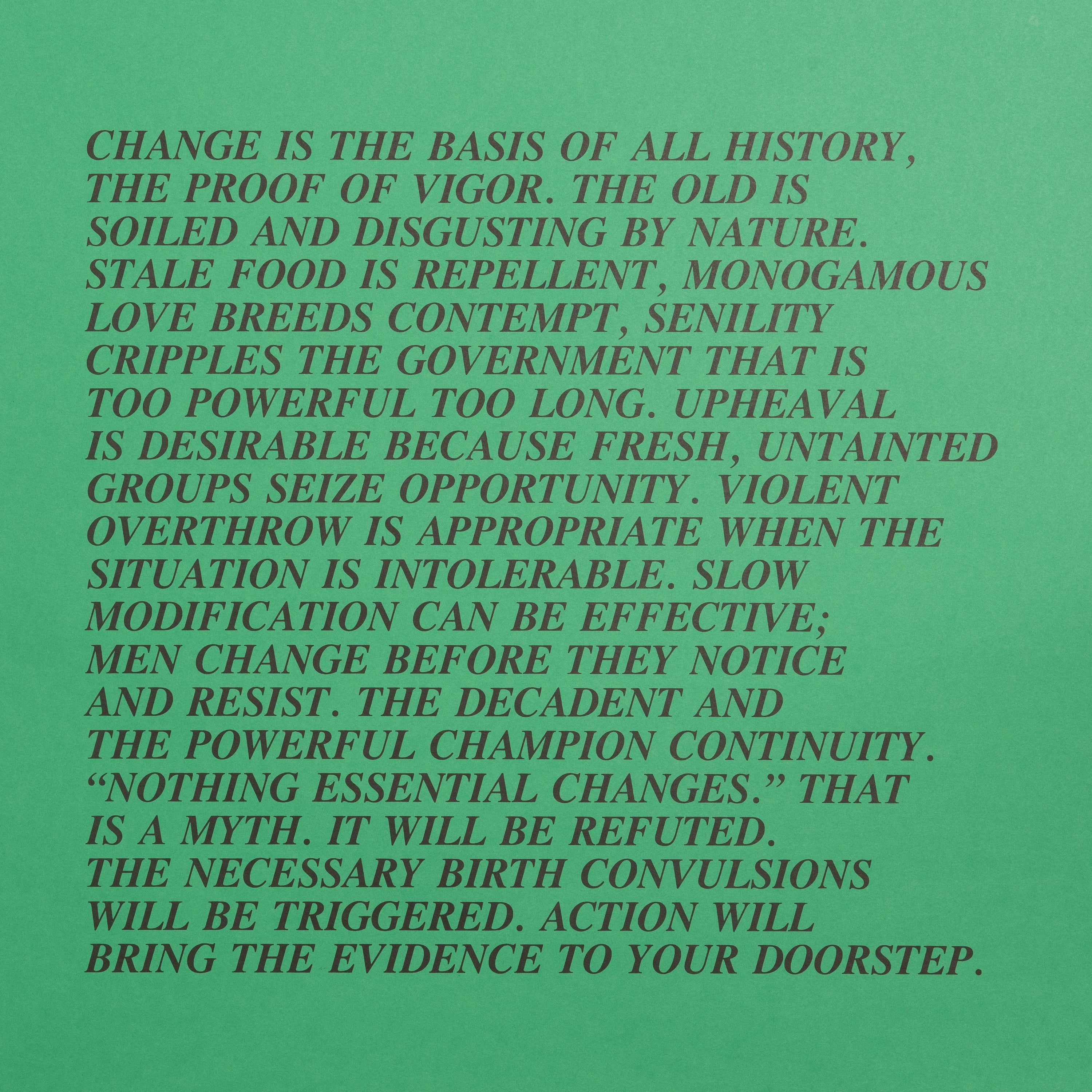Jenny Holzer - Inflammatory Essays 1979-1982