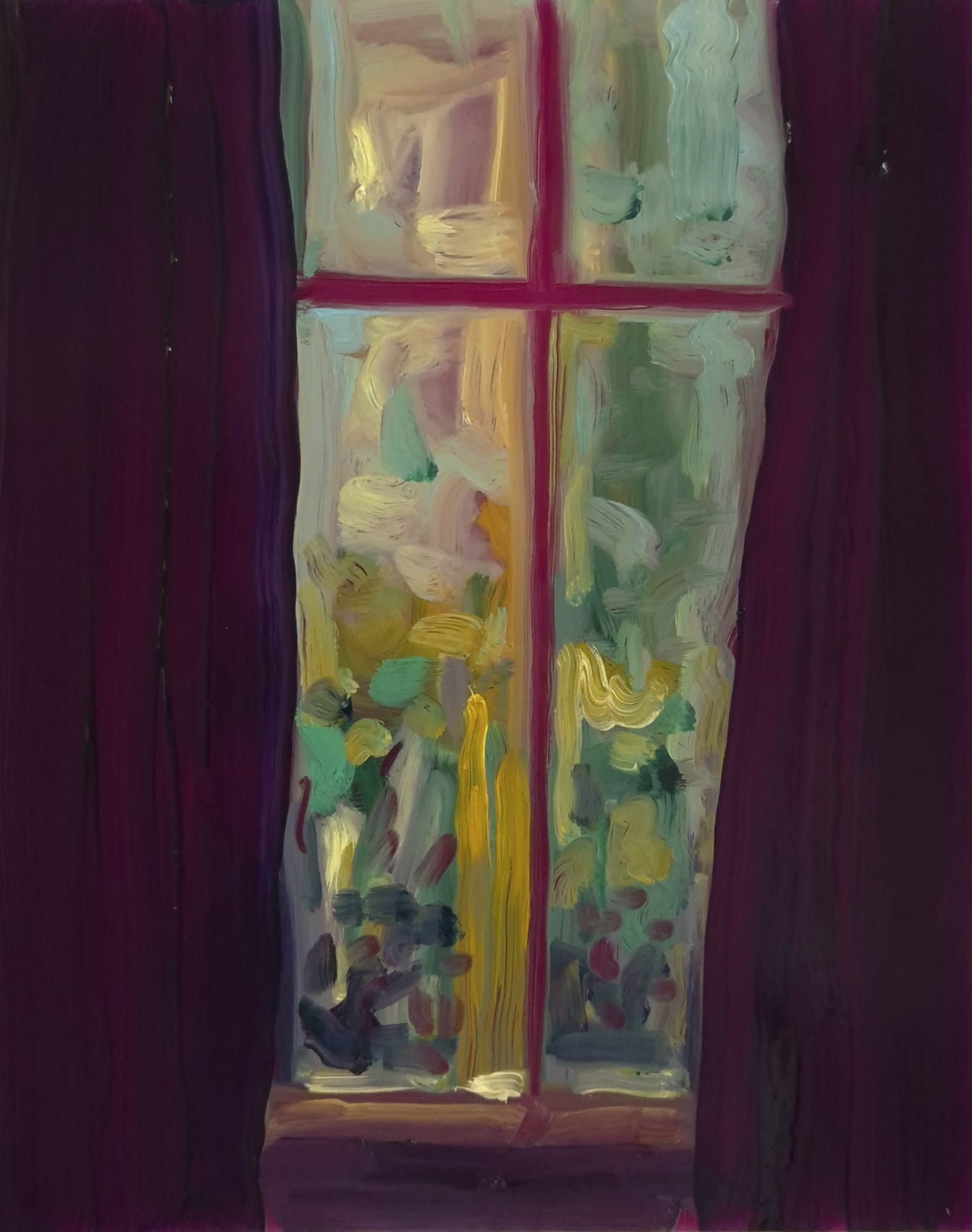 Alice Brasser - Window - Velvet Curtains 2025