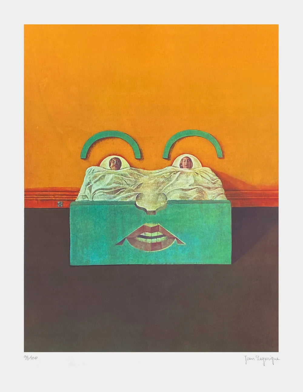 Jean Lagarrigue - Hommage à Dali 1974