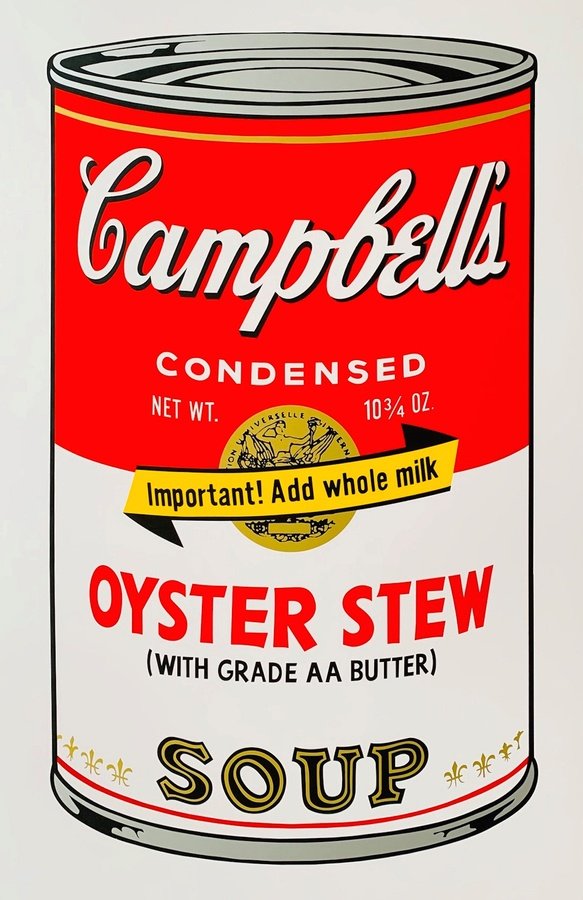 Andy Warhol/Sunday B. Morning - Campbel Soup Oyster Stew