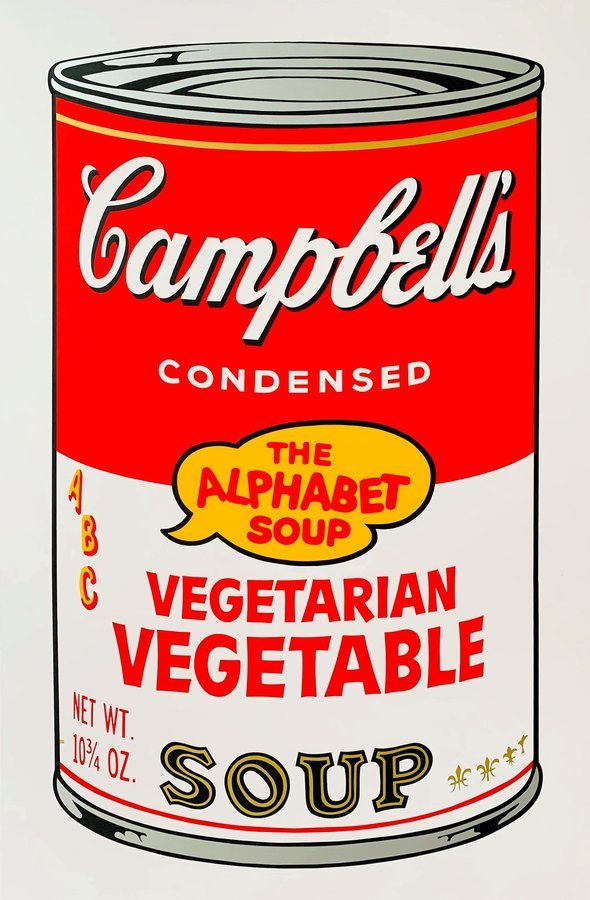 Andy Warhol/Sunday B. Morning - Campbel Soup Vegetable