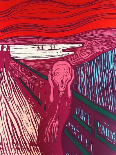 Andy Warhol-  Sunday B. Morning The Scream