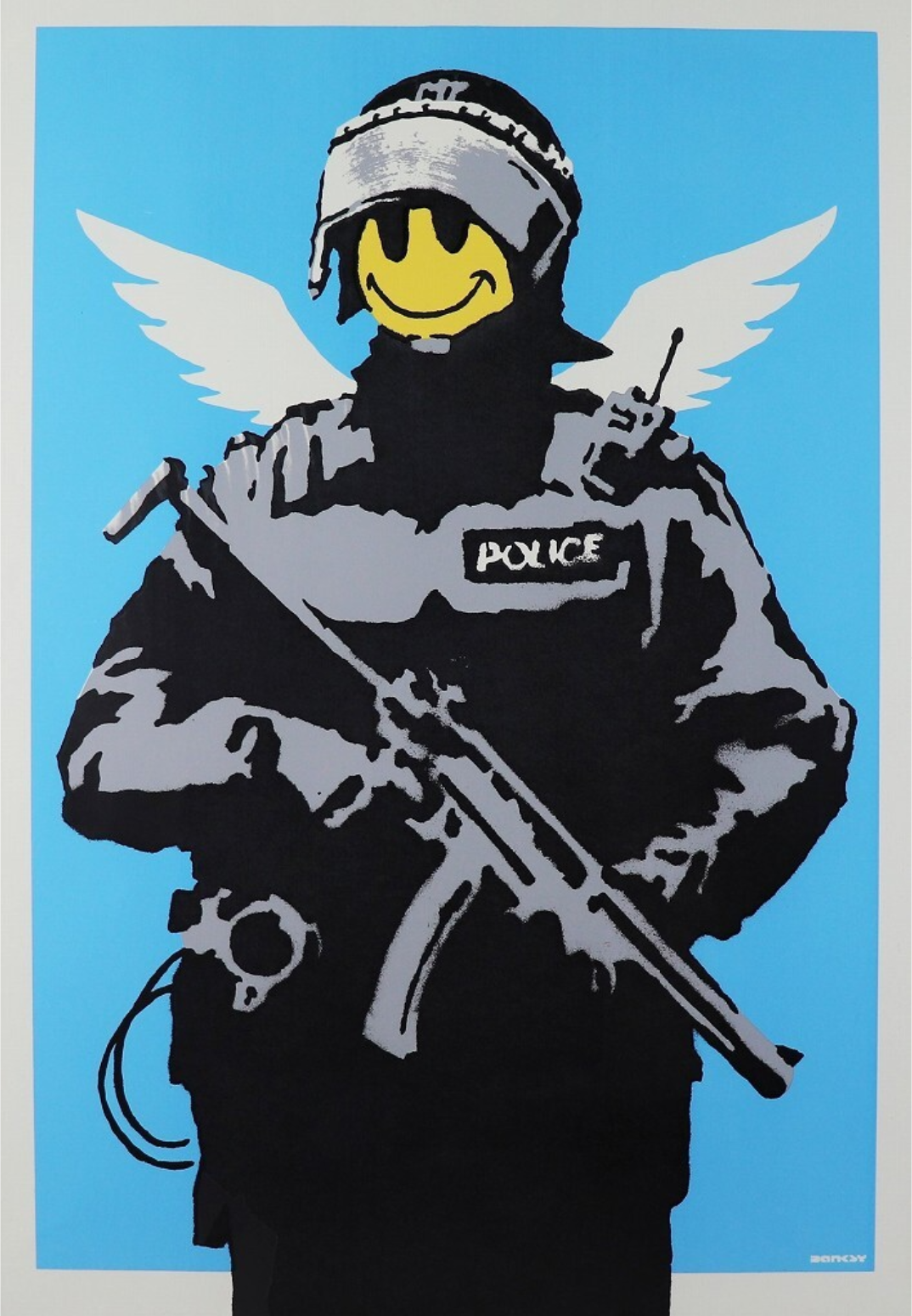 Banksy/WCP - Flying Copper
