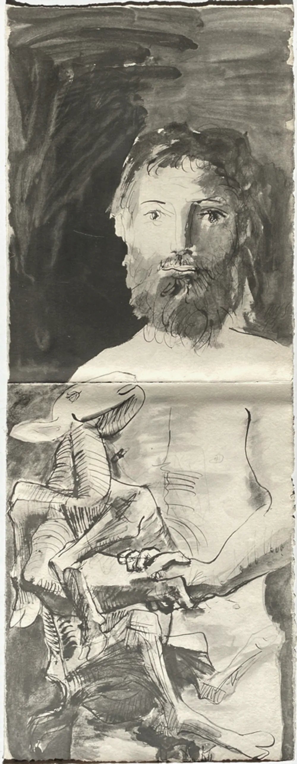 Pablo Picasso - L'homme au mouton 1967