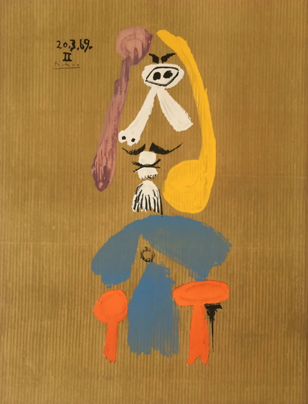 Pablo Picasso - Portraits imaginaires 20,3,69 II